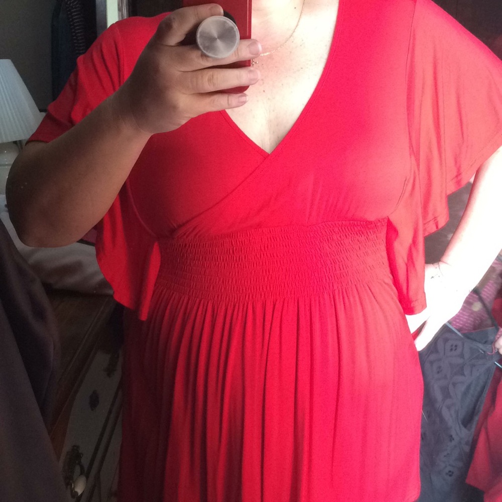 Sexy red top